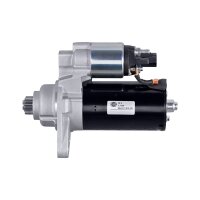 Starter 12 V 1.7 kW 10 teeth HELLA suitable for e.g. VW...