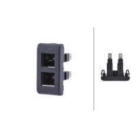 Kontrollleuchte 24 V 2-polig LED Flachstecker HELLA