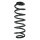 Suspension spring rear axle coil spring Ø118mm SPIDAN for e.g. VW Passat