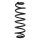 Suspension spring rear axle coil spring Ø112mm SPIDAN for SKODA Octavia and others