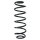 Suspension Spring Rear Axle Coil spring with constant wire diameter SPIDAN for FORD Fiesta V