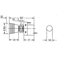 Switches cable actuation 3-connections HELLA suitable for...