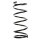 Suspension Spring Rear Axle Coil spring with constant wire diameter SPIDAN for SUBARU Forester