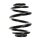 Suspension Spring Rear Axle Mini Block SPIDAN for AUDI A3