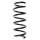 Suspension Spring Front Axle Coil spring with constant wire diameter SPIDAN for DAIHATSU Cuore VI