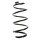 Suspension Spring Front Axle Coil spring with constant wire diameter SPIDAN for e.g. OPEL Vectra C Caravan