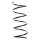 Suspension Spring Front Axle Coil spring with constant wire diameter SPIDAN for e.g. MERCEDES-BENZ C-Klasse T-Model