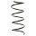 Suspension spring front axle coil spring Ø172mm SPIDAN for e.g. MERCEDES