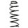 Suspension Spring Front Axle Coil spring with constant wire diameter SPIDAN for e.g. VW Passat