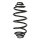 Suspension Spring Rear Axle Mini Block SPIDAN for OPEL Combo Tour