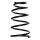 Suspension Spring Front Axle Coil spring with constant wire diameter SPIDAN for FIAT Barchetta
