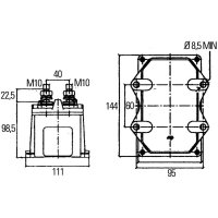 HELLA 6EK 008 776-011 Main switch, battery