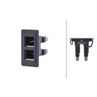 Kontrollleuchte 24 V 2-polig Flachstecker HELLA