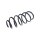 Suspension Spring Front Axle Coil Spring TRISCAN for HONDA CIVIC