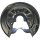 Spray Plate Brake Disc rear left aluminium METZGER for e.g. VW GOLF