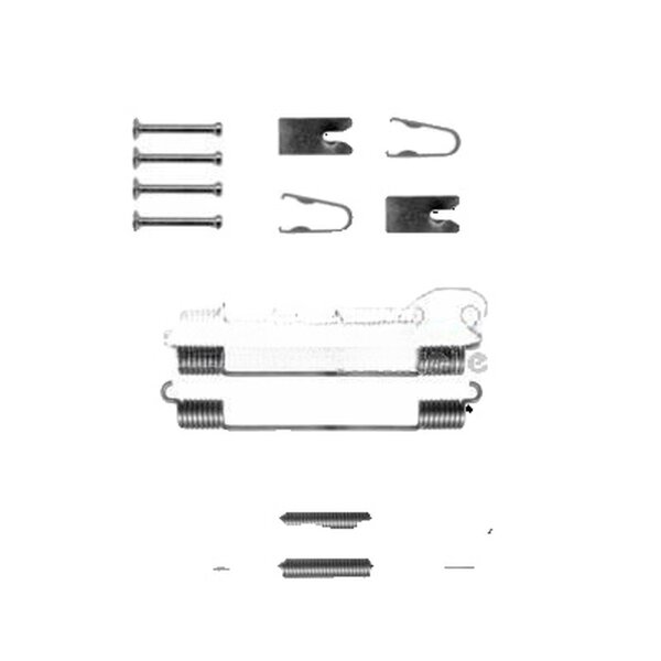 Accessory Set Brake Shoes METZGER IAM-Expertise suitable for e.g. FIAT MULTIPLA