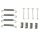 Accessory Set Parking Brake Shoes METZGER suitable for e.g. OPEL OMEGA
