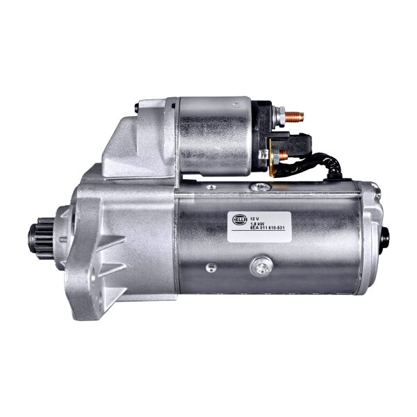 Starter motor 12 V 1.8 kW 11 teeth HELLA for AUDI A3 and others