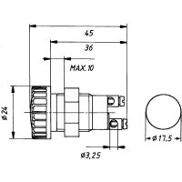 Kontrollleuchte 24 V 2-polig H Halogen HELLA