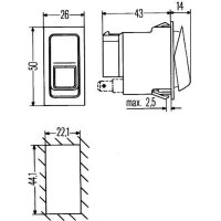 Switch HELLA for AUDI VW HOLDER KRONE SOMMER
