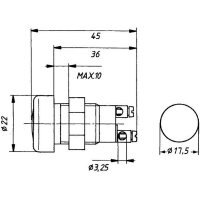 Kontrollleuchte 24 V 2-polig H Halogen HELLA