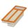 Air filter insert 357-131mm HENGST FILTER suitable for e.g. FIAT PANDA
