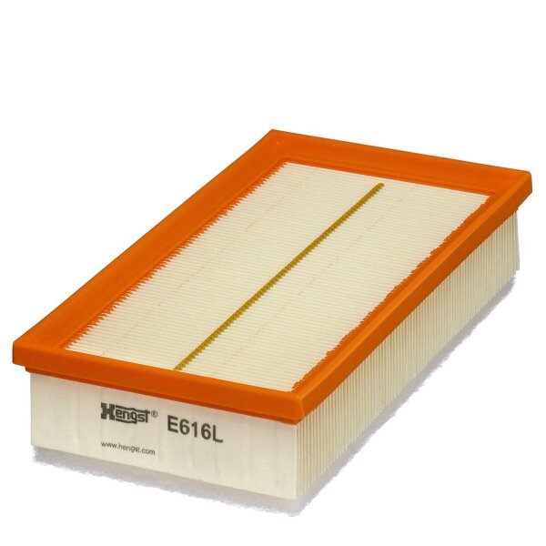 Air filter insert 250-133mm HENGST FILTER suitable for e.g. FIAT SCUDO box