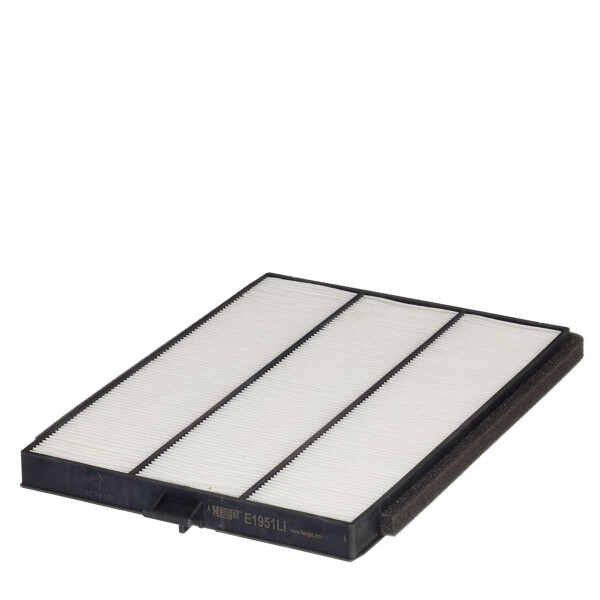 Pollen filter interior 282-212mm 20mm HENGST FILTER for e.g. HONDA ACCORD VI