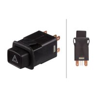 Warnblinkschalter universell einsetzbar HELLA passend...