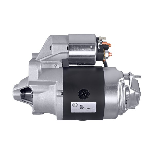 Starter 12 V 1 kW 9 teeth HELLA suitable for e.g. RENAULT RAPID