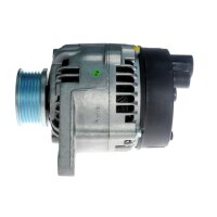 Alternator with V-ribbed belt pulley 62mm HELLA for...