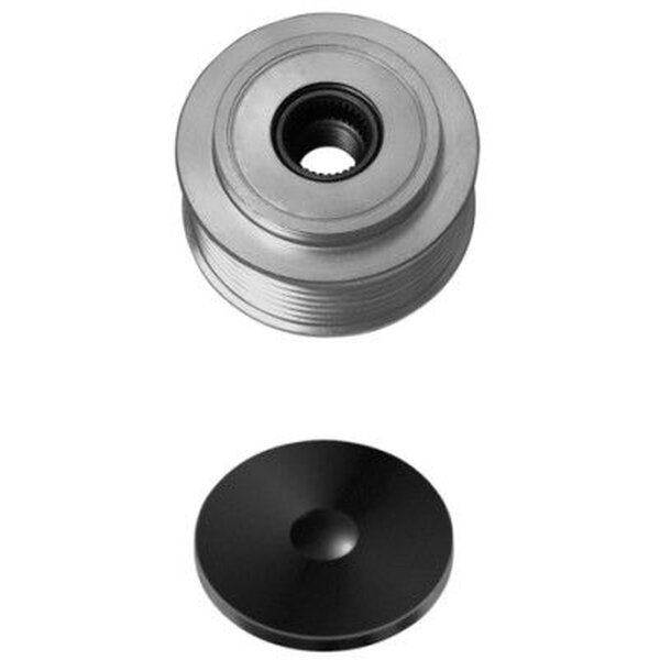 Alternator overrunning alternator pulley Ø69mm M16x1.5 7 grooves HELLA for KIA
