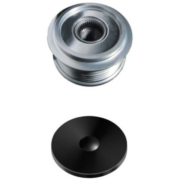 Alternator overrunning alternator pulley Ø60mm M16x1.5 6 grooves HELLA for AUDI