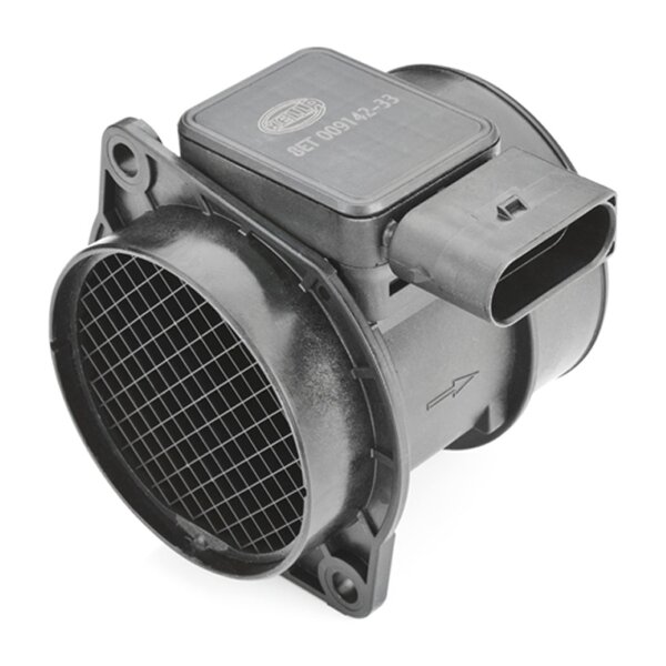 Mass air flow sensor screwed 5-pin HELLA for e.g.MERCEDES-BENZ C-Class T-Model