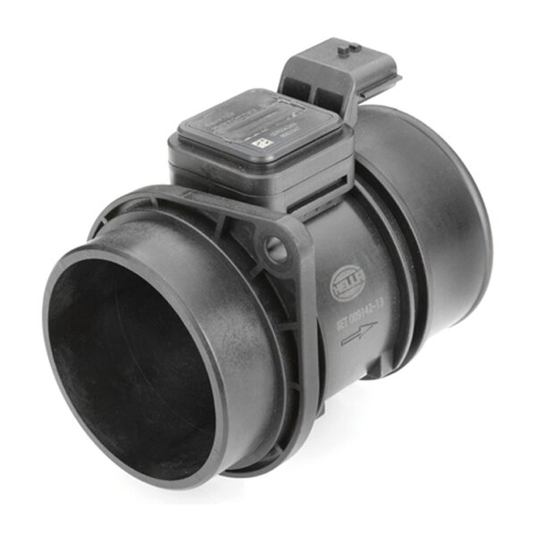 Mass air flow sensor, 6-pin HELLA pipe socket for NISSAN Qashqai +2 I and others