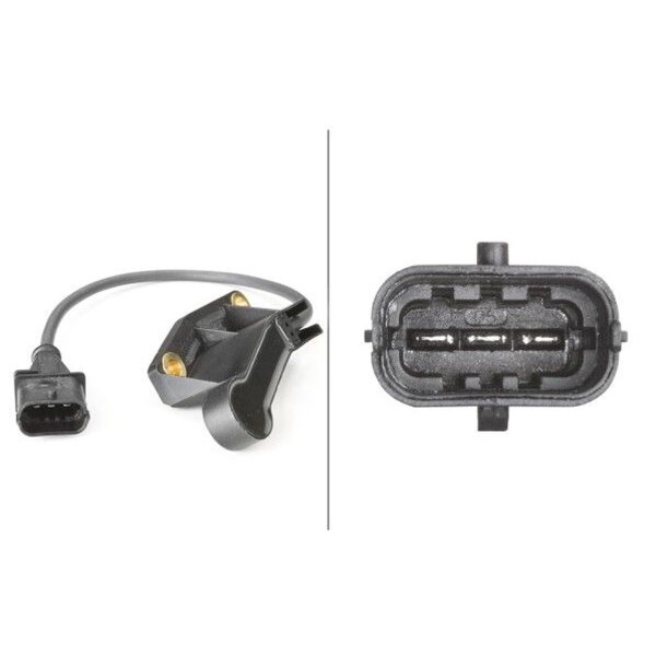 Sensor Nockenwellenposition Hallsensor 3-polig HELLA für u.a. OPEL ASTRA