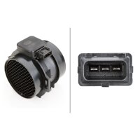 Mass air flow sensor tube socket 3-pin HELLA for BMW 3 Series and others