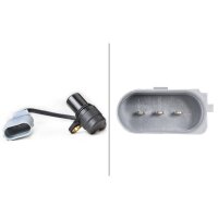 Impulsgeber Kurbelwelle Induktivsensor 3-polig HELLA für u.a. AUDI A1