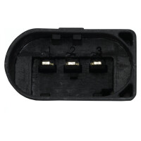 Sensor Exhaust Pressure clipped 3-pin HELLA suitable for e.g. BMW 1 Series
