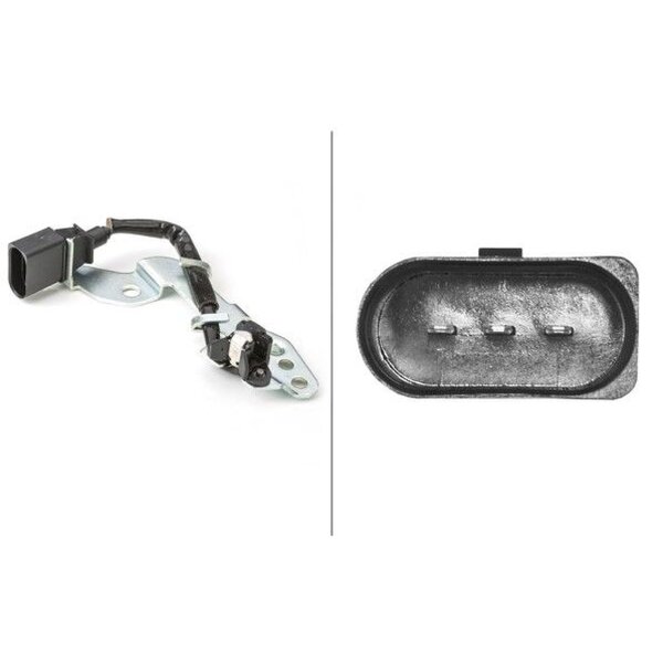 Sensor Camshaft Position Hall sensor 3-pin HELLA for e.g. VW GOLF