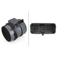 Mass air flow sensor, screwed 5-pin HELLA for CITROËN C5 I and others