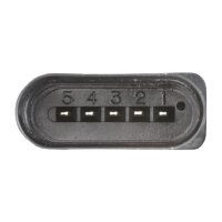 Mass air flow sensor screwed 5-pin HELLA for e.g. AUDI A4...
