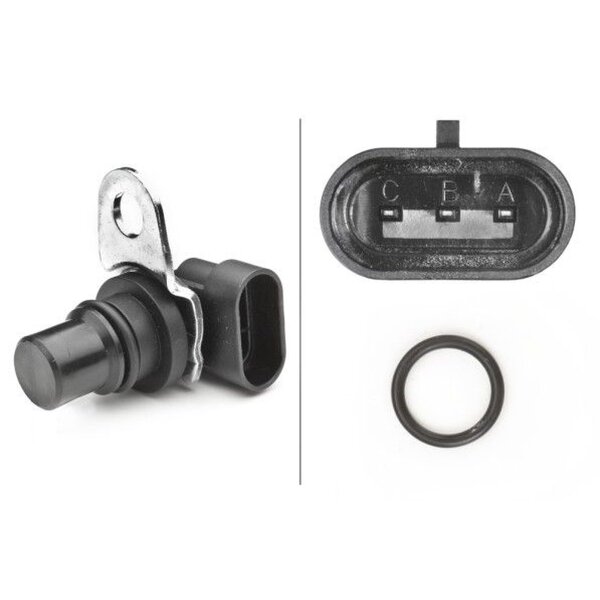 Sensor Nockenwellenposition Hallsensor 3-polig HELLA für u.a. OPEL ASTRA