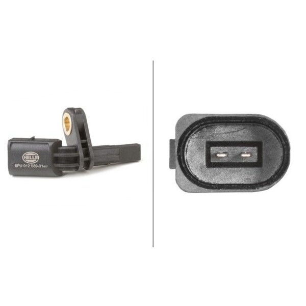 Wheel speed sensor 2-pin HELLA for AUDI A1 and others