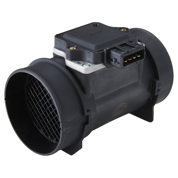 Mass air flow sensor pipe socket 4-pin HELLA for e.g. OPEL Omega B