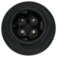 Mass air flow sensor, 4-pin HELLA pipe socket for BMW 3 Series and others