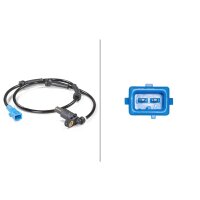 Wheel Speed Sensor 2-pole inductive 770 mm cable HELLA for e.g. PEUGEOT 206