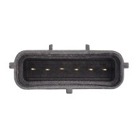 Mass air flow sensor screwed 6-pin HELLA for e.g. FORD Focus