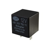 Flasher unit 12 V 21W electronic 3-pole HELLA for e.g....