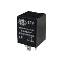 Flasher Unit 12 V electronic 4-pin HELLA for PORSCHE 911...